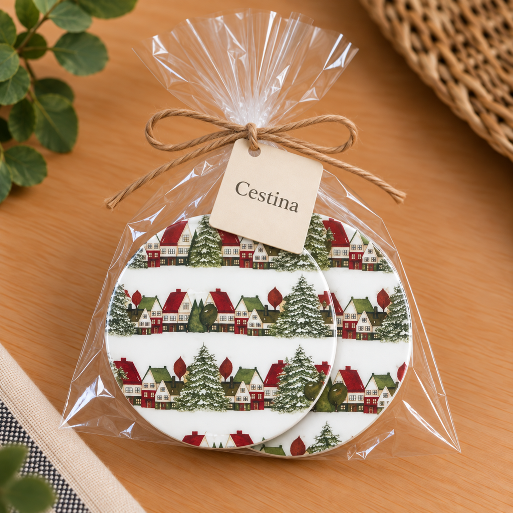 Posavasos Casa Navidad