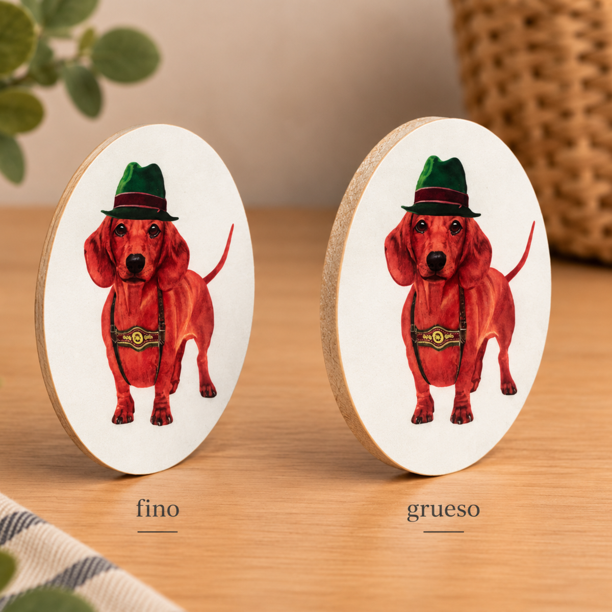 Posavasos Perro Sombrero