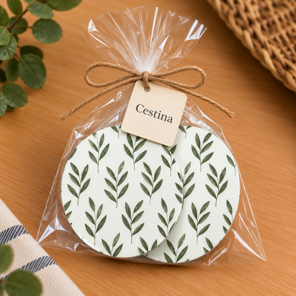 Posavasos Hojas Verdes