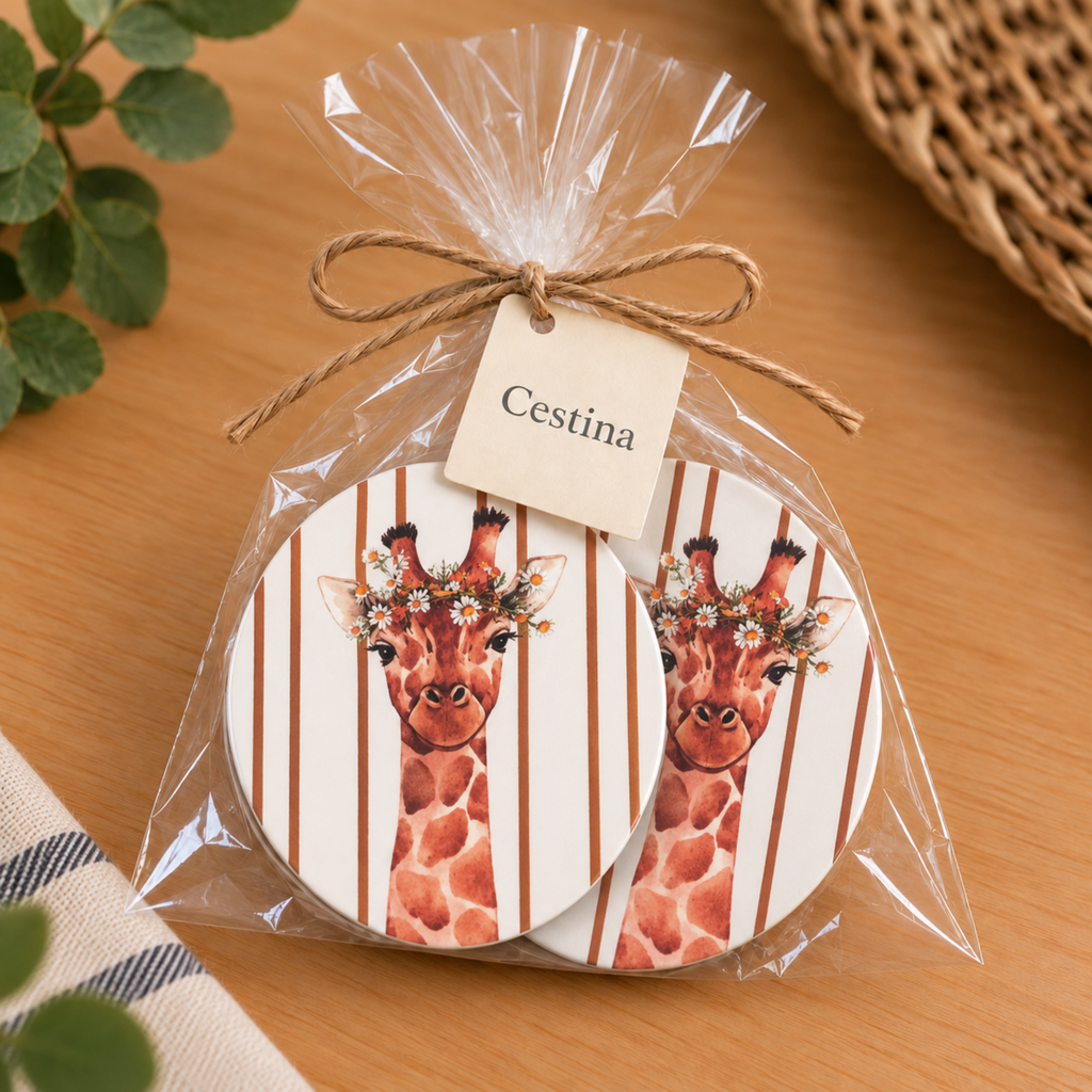 Posavasos Jirafa Rayas