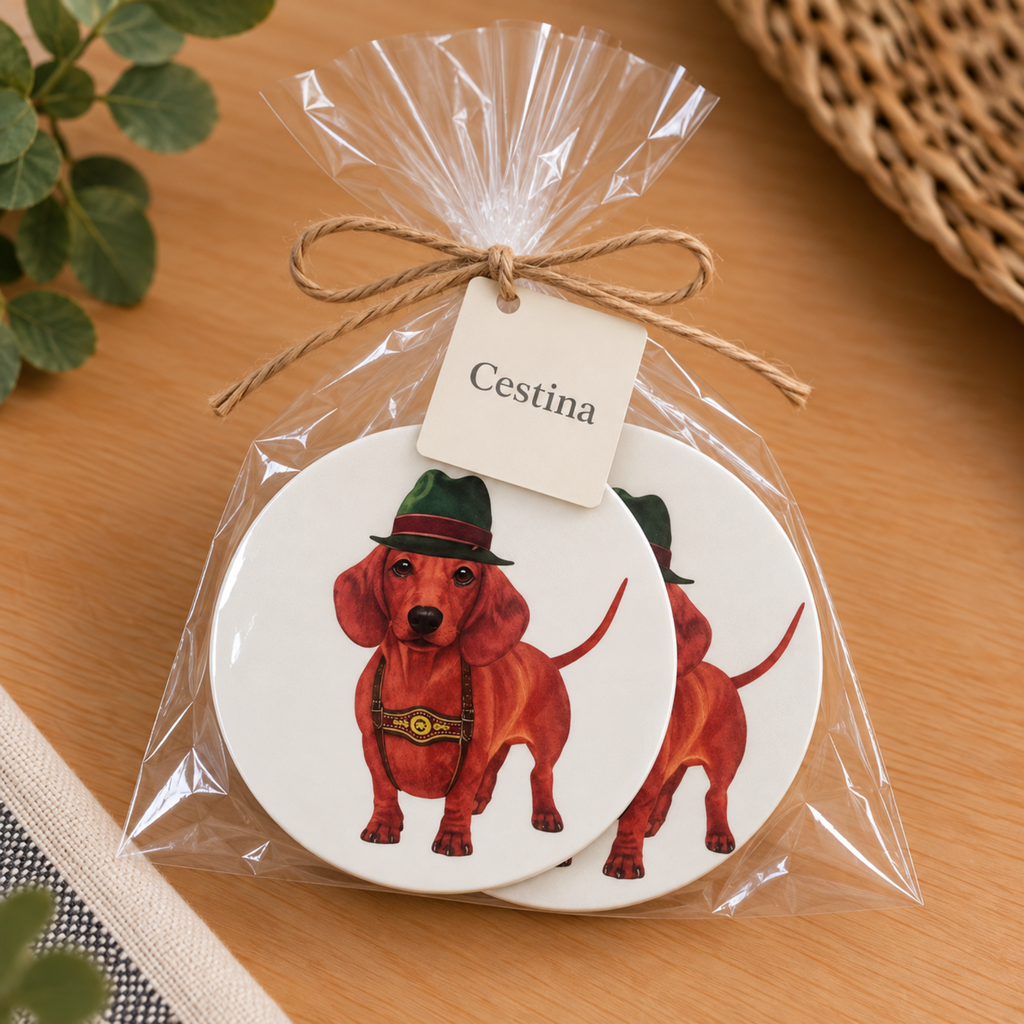 Posavasos Perro Sombrero